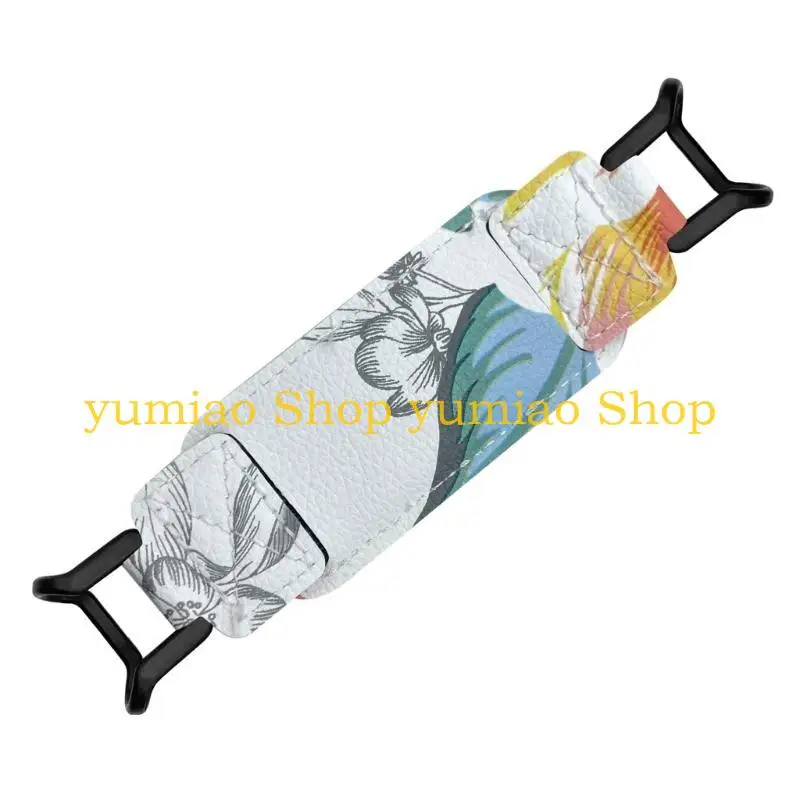 587B AntiSlip PU and Elastic Rope Handle For 6 7 8inch Screens Ergonomic Reading Comfort Support
