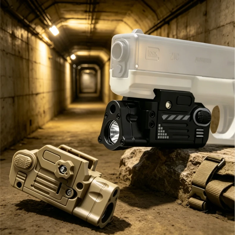 SBAL PL Multifunction Adjustable SBAL PL Red Laser Flash Strobe Light 20mm Picatinny Airsoft Parts