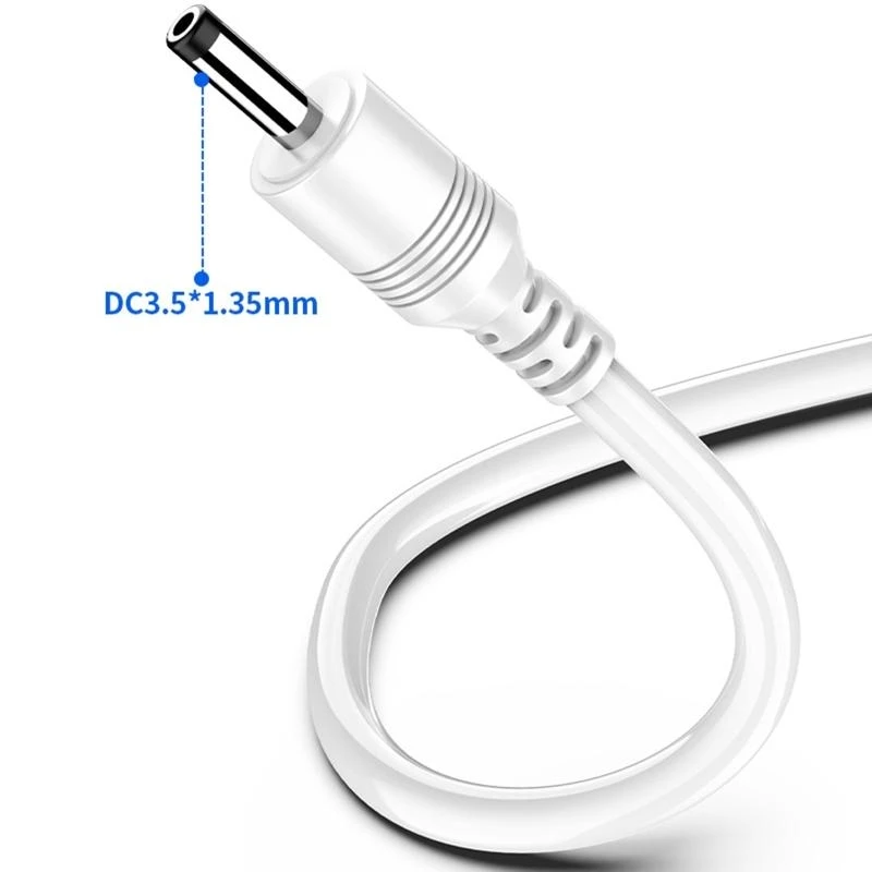 Multipurpose USB naar DC3.5x1.35m mm netkabel voor netsnoer voor ventilatietafel