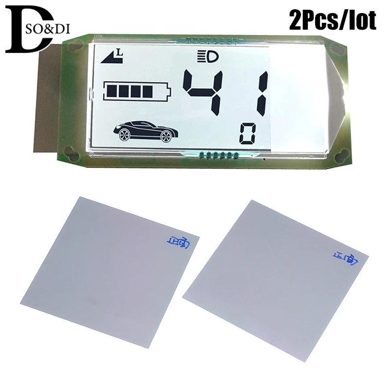 2Pcs Universal LCD Polarized Film Electric Vehicle Image Display Screen Polarizer Film For Watch Battery Car Cell Phone 9*9CM