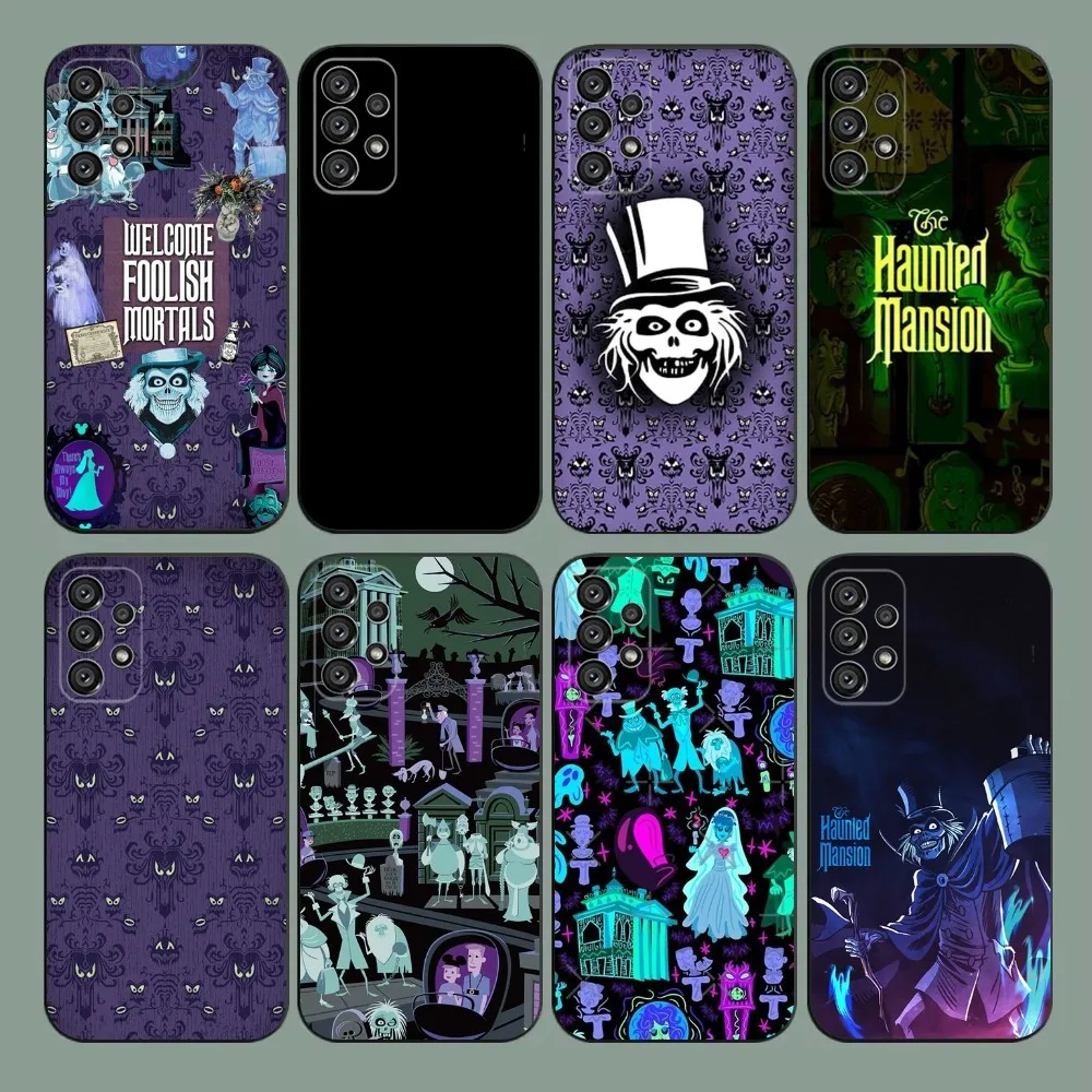 

H-Haunted Mansion Phone Case For Samsung Galaxy A20,A21s,A22,A31,A32,A52,A53,A72,73,A80,A91 Soft Black Cover