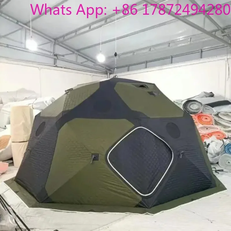 2 - 4 Person Cold Resistant High Quality Lead Industry extra Thick  150D Oxford Fabric Fishing Winter Pop up Tent
