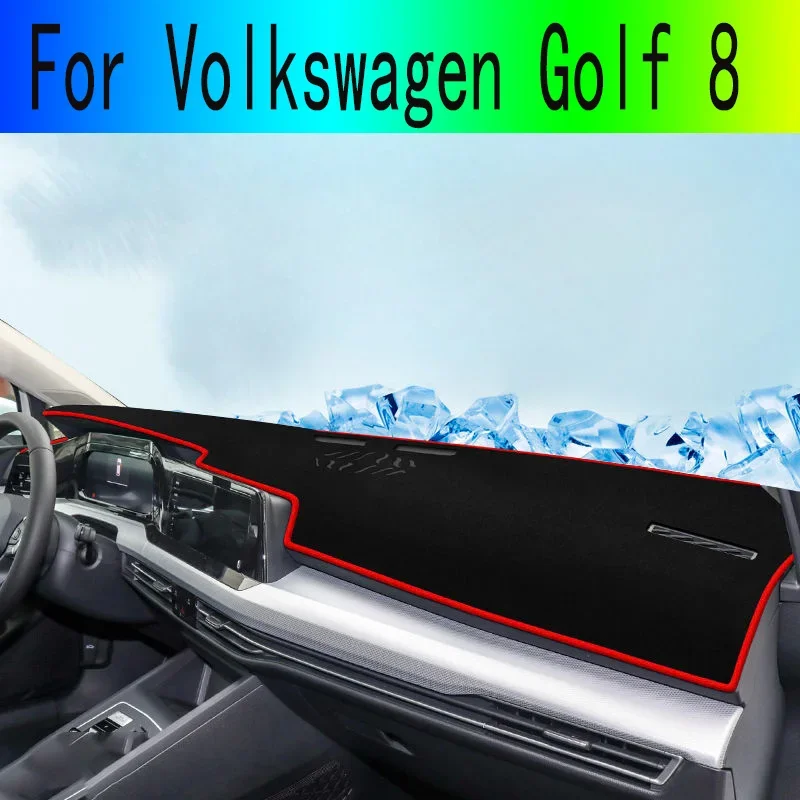 

Для VW Volkswagen Golf 8 Golf 8 2021 автомобильный чехол для приборной панели коврики солнцезащитный козырек избегайте легких ковров чехол с защитой от ультрафиолета автомобильные аксессуары