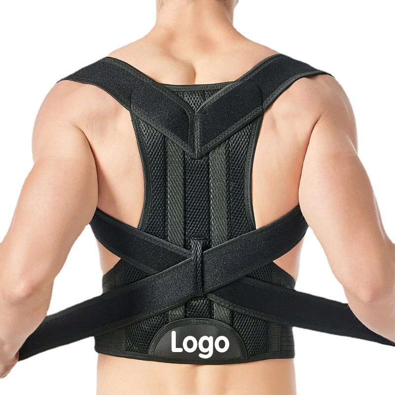 3XL 4XL Alloy Plate Shoulder Pain Back Brace Orthopedic Scoliosis Posture Correction Support Belt For Student Children Women Men