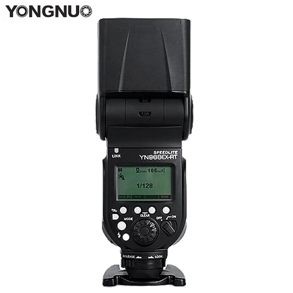 

YONGNUO Speedlite YN968EX-RT TTL HSS with LED Light GN60 1/8000s Flash Light for Dslr Camera Canon 600EX-RT ST-E3-RT YN600EX-RT