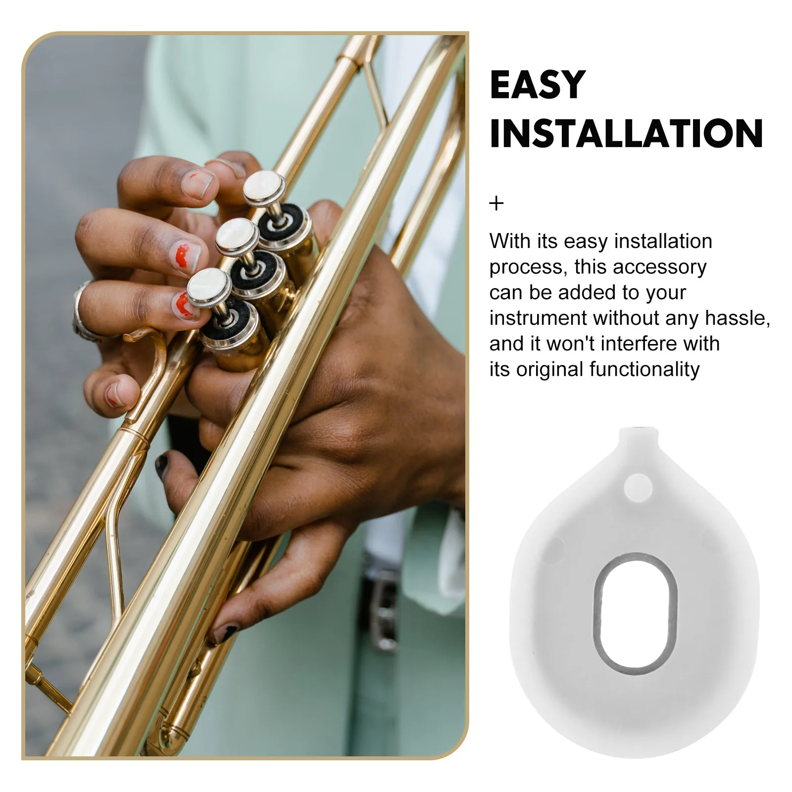 

6Pcs Trumpet Valve Spring Plates Replacement Durable Repair Parts Enhance Performance Brass Instrument Accessories