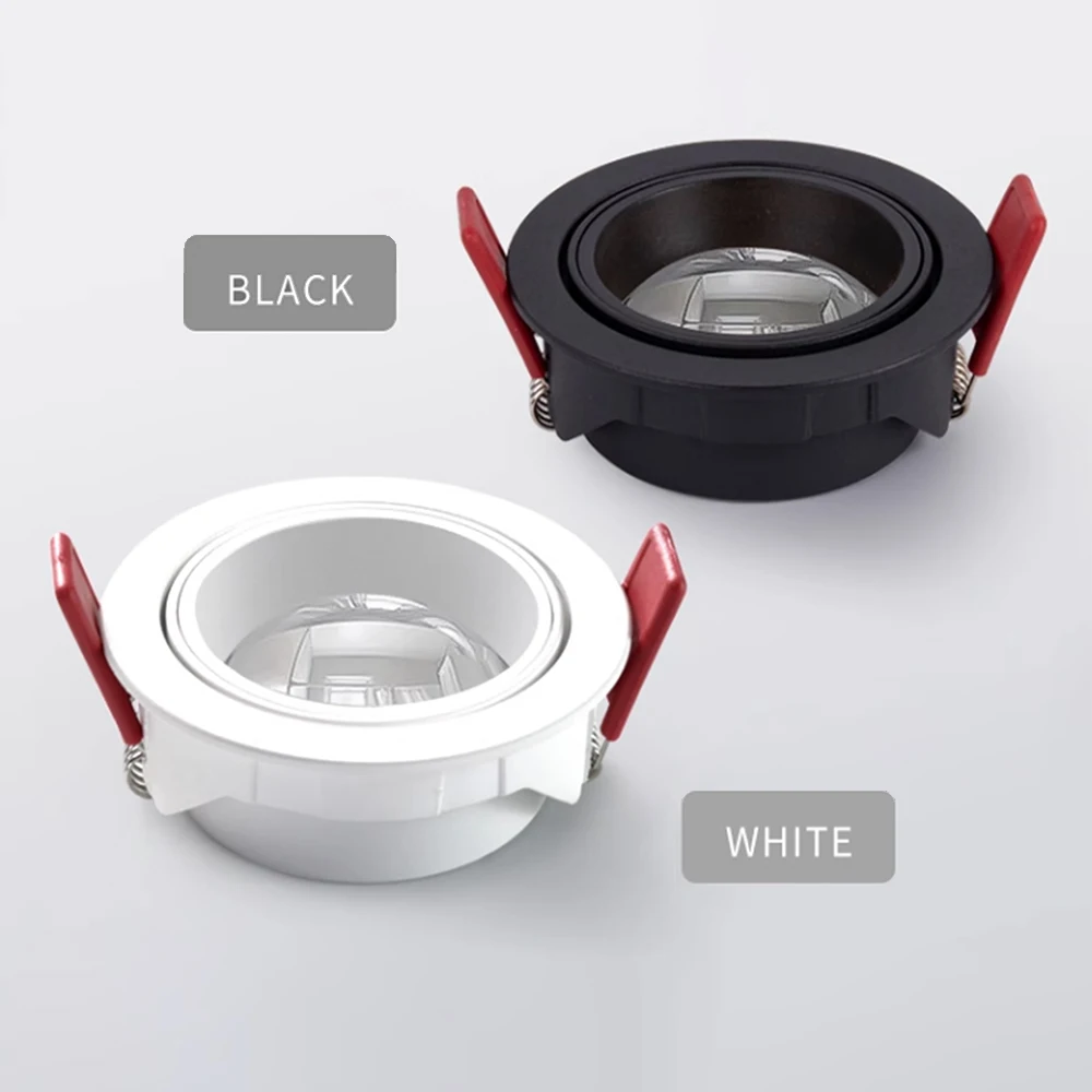 Double-layered Hill-Embedded LED Ultra-Thin Eye-Protecting Slim 3cm Wall Washer Spotlight Without Main Light