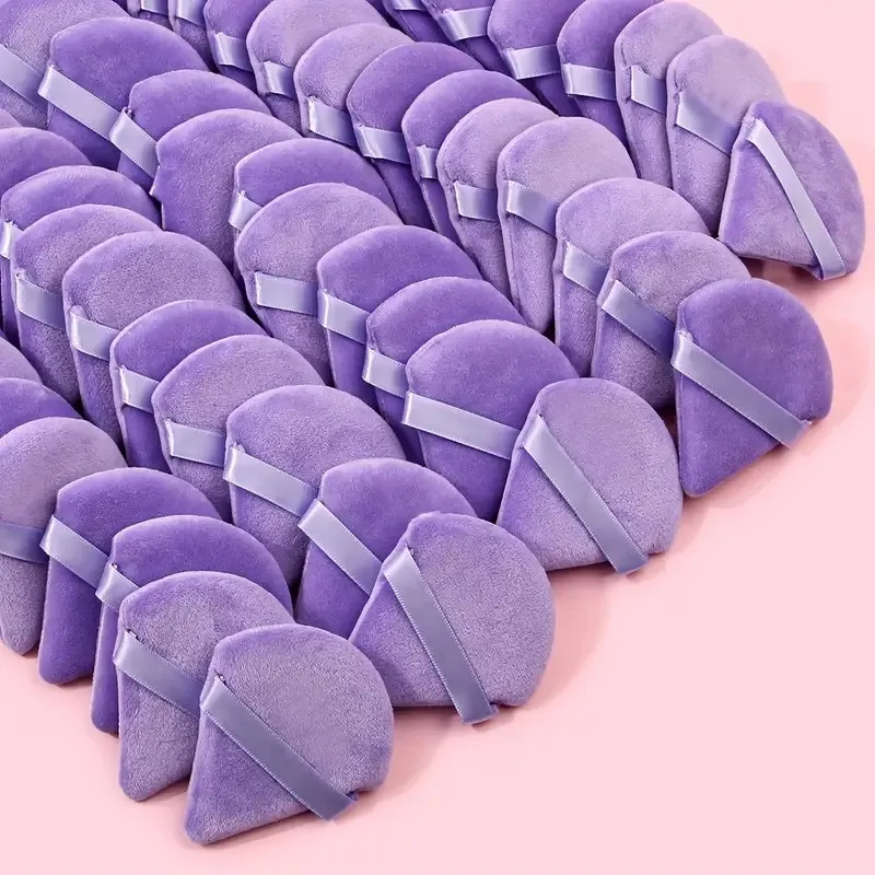 1/2/100 SZT. Gąbeczki do makijażu - Miękkie trójkątne gąbki do pudru/podkładu |   Zmywalny |   Korektor do twarzy i ciała, podkład, gąbka do nakładania