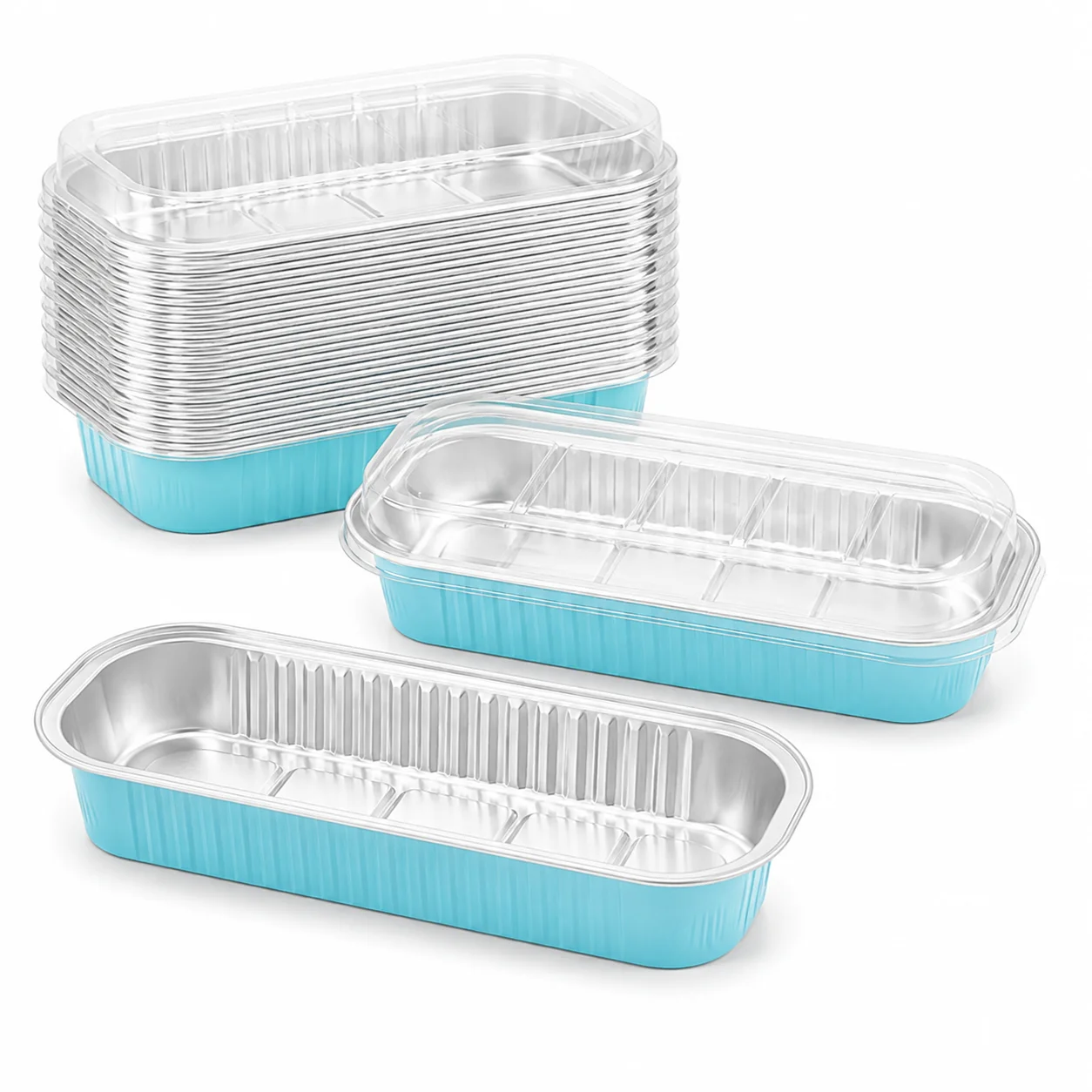 Meal Prep Oven Safe Containers - 30 Paket Loyang Roti Aluminium Foil