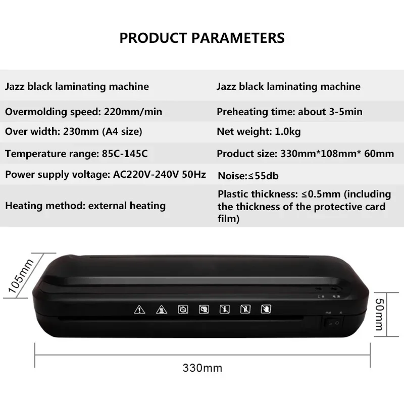 33939 Plastic Packaging Machine Office Home A4 File Photo Laminating Machine Gluing Machine 220V Cold Roll Laminating Machine