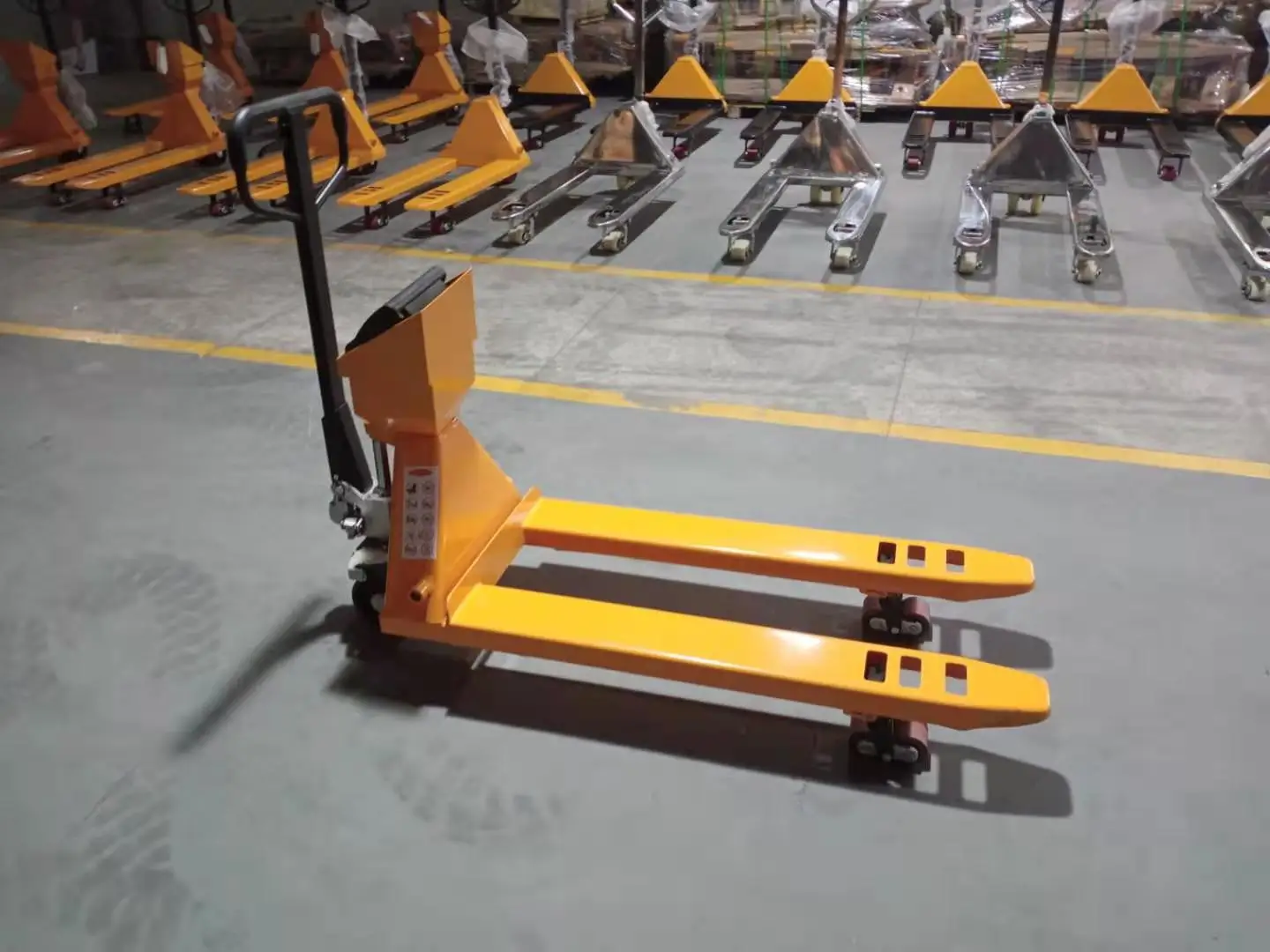 Factory Price CBY-20S 2ton Manual Hydraulic Pallet Truck with Scale and Printer Hand Pallet Truck