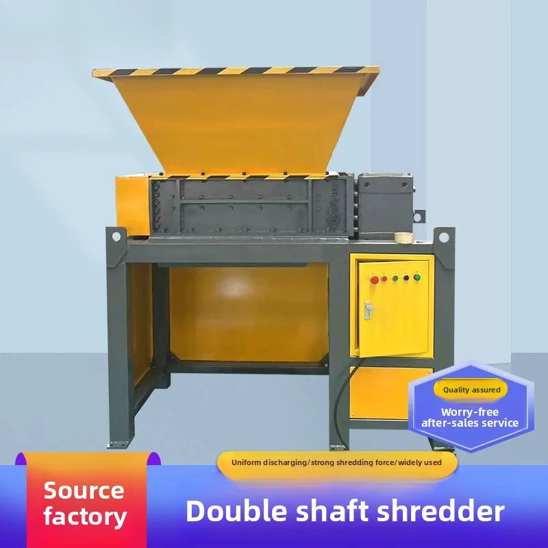 

Double-Axis Shredder For Wood, Iron Scraps, Chemical Raw Materials, Car Bumpers, Tires, And Electronic Waste