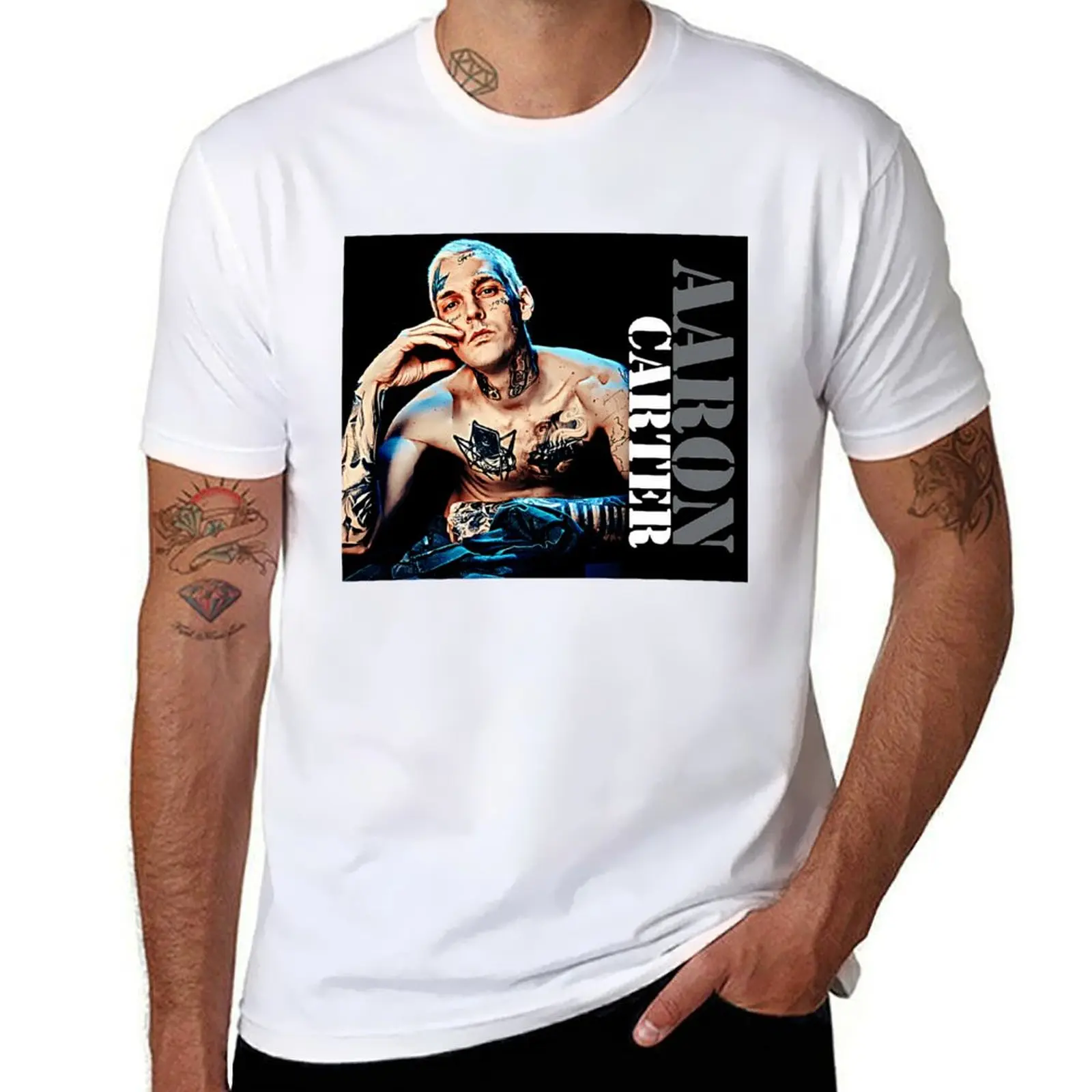 

Aaron Vintage - Aaron Blacklisted - Rip Aaron T-Shirt printed t shirts for man t shirts for man slim fit T-Shirt