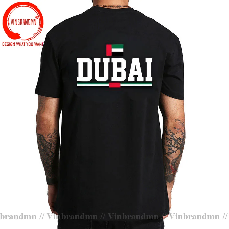 Funny Dubai T Shirts Graphic Cotton Streetwear Short Sleeve Birthday Gifts Summer T-shirt The United Arab Emirates Flag Clothing