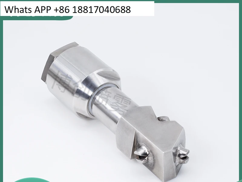 

360 degree automatic rotation stainless steel fan nozzle cleaning industrial nozzle