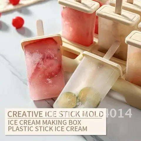 

Latest Ice Cream Mold Set 9 Popsicle Mold, Ice Cream Mold with Stick and Lid Creative Kitchen Tool Arrival