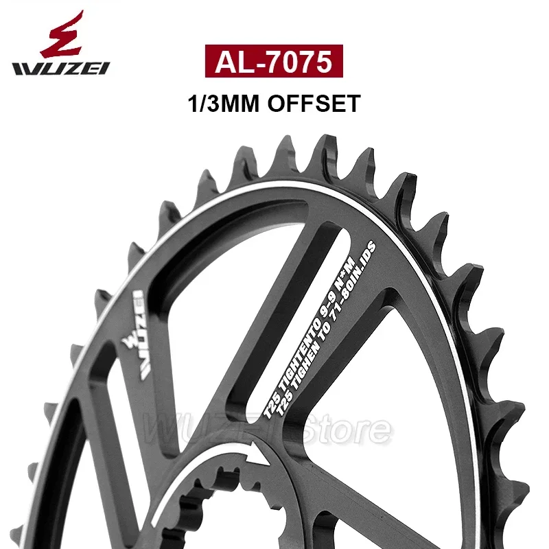 1mm/3mm Offset Chainring 34T 36T 38T 40T 42T MTB Bicycle Chainwheel Narrow Wide Star Bike For  Sprockets for SRAM X9 XX1 X0