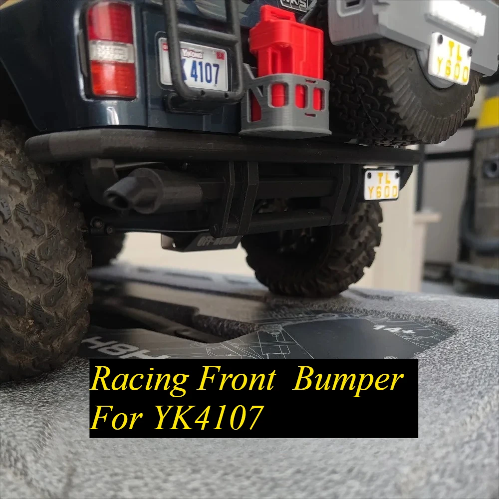RC Crawler Mod Accessories 1/10 Scale Racing Front & Rear Bumper Upgrade Parts For Yikong4107 Off-Road Custom Body Decor Parts