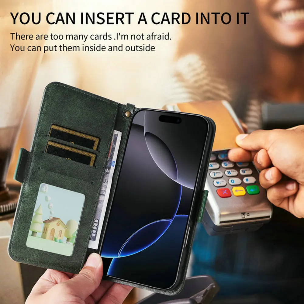 Para Fairphone 6 5G 2025 Funda cruzada con tapa de cuero 360 Funda protectora para FairPhone 6 Funda tipo billetera Fair Phone6 tarjetero Etui