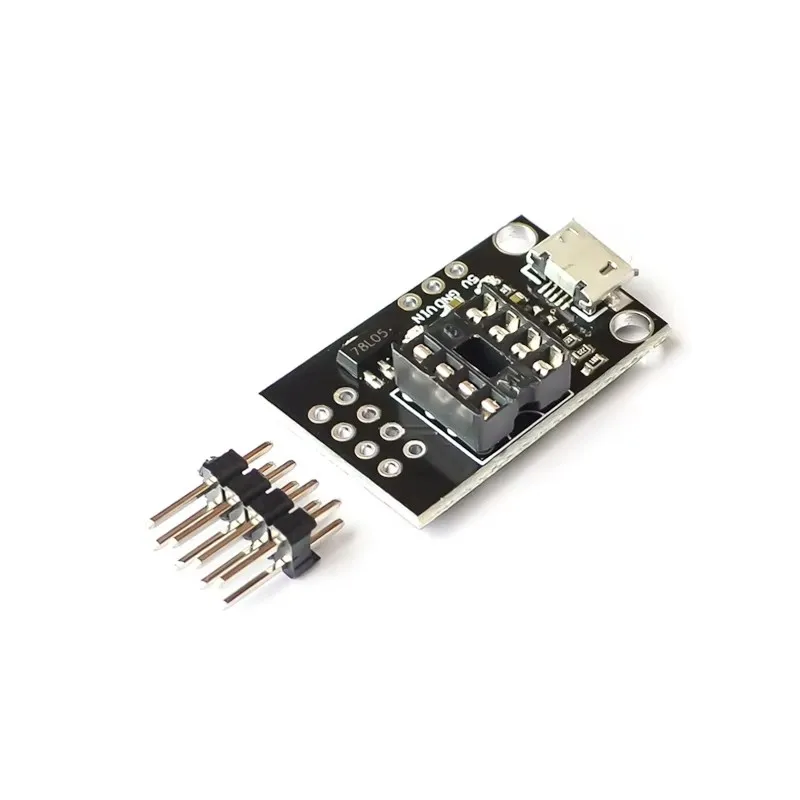 ATtiny13A / ATtiny25 / ATtiny45 / ATtiny85 Pluggable ATTINY Development Programming Bare Board