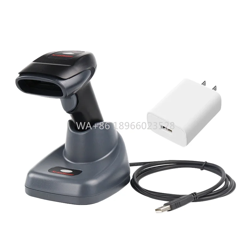 

Scan Code Scan Gun Code Reader Supermarket Express Vibration Barcode Scanner USB and WiFi Interface Port Scanner Code Reader