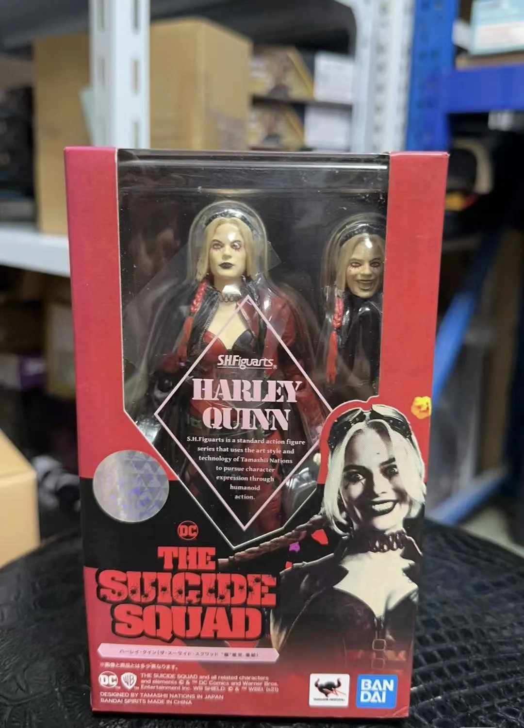 

Bandai Sh Figuarts Shf DC Suicide Squad Harley Quinn Character Model Toy Gift Collection