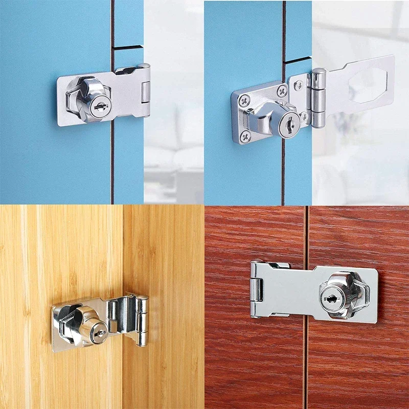 Punch-free Shoe Cabinet Drawer Refrigerator Freezer Lock Anti-theft Commercial Lock Food Sample Cabinet Door Lock