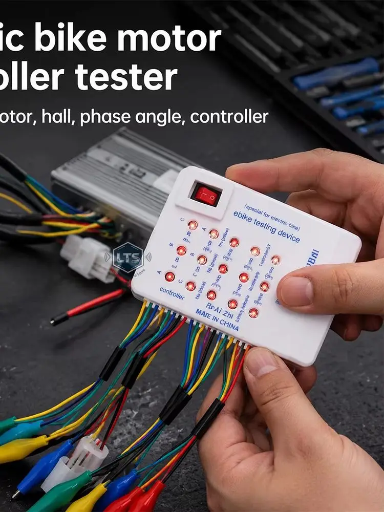 AliExpress diymore Brushless Motor Tester 24V 36V 48V 60V 72V E-Bike Scooter Hall Controller Phase Sequence Winding Throttle Sensor Test Tool