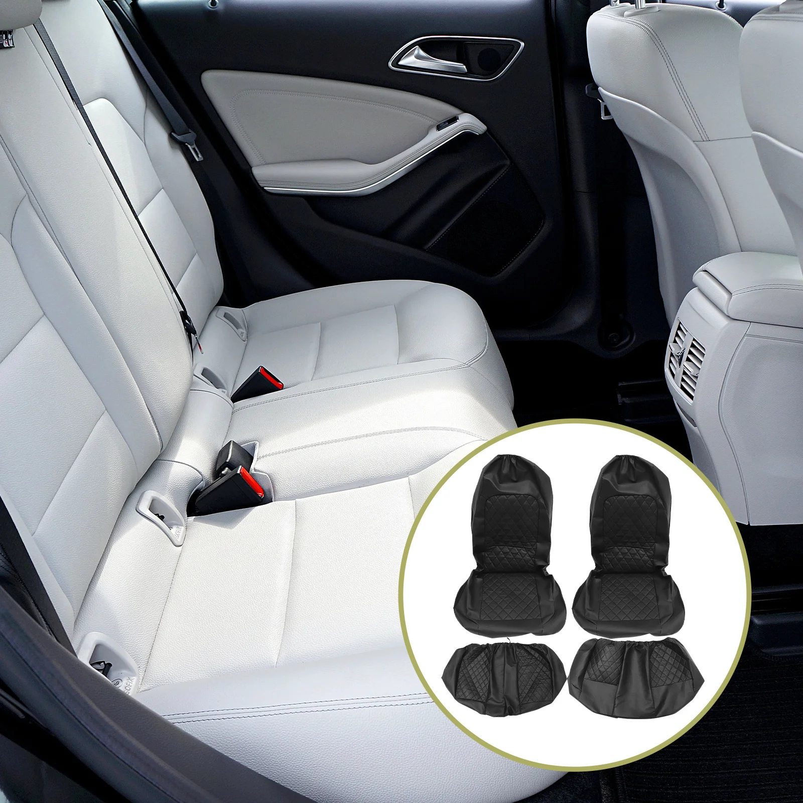 

Car Seat Cover Truck Replacement Covers Comfortable Front Protector Sponge Seats