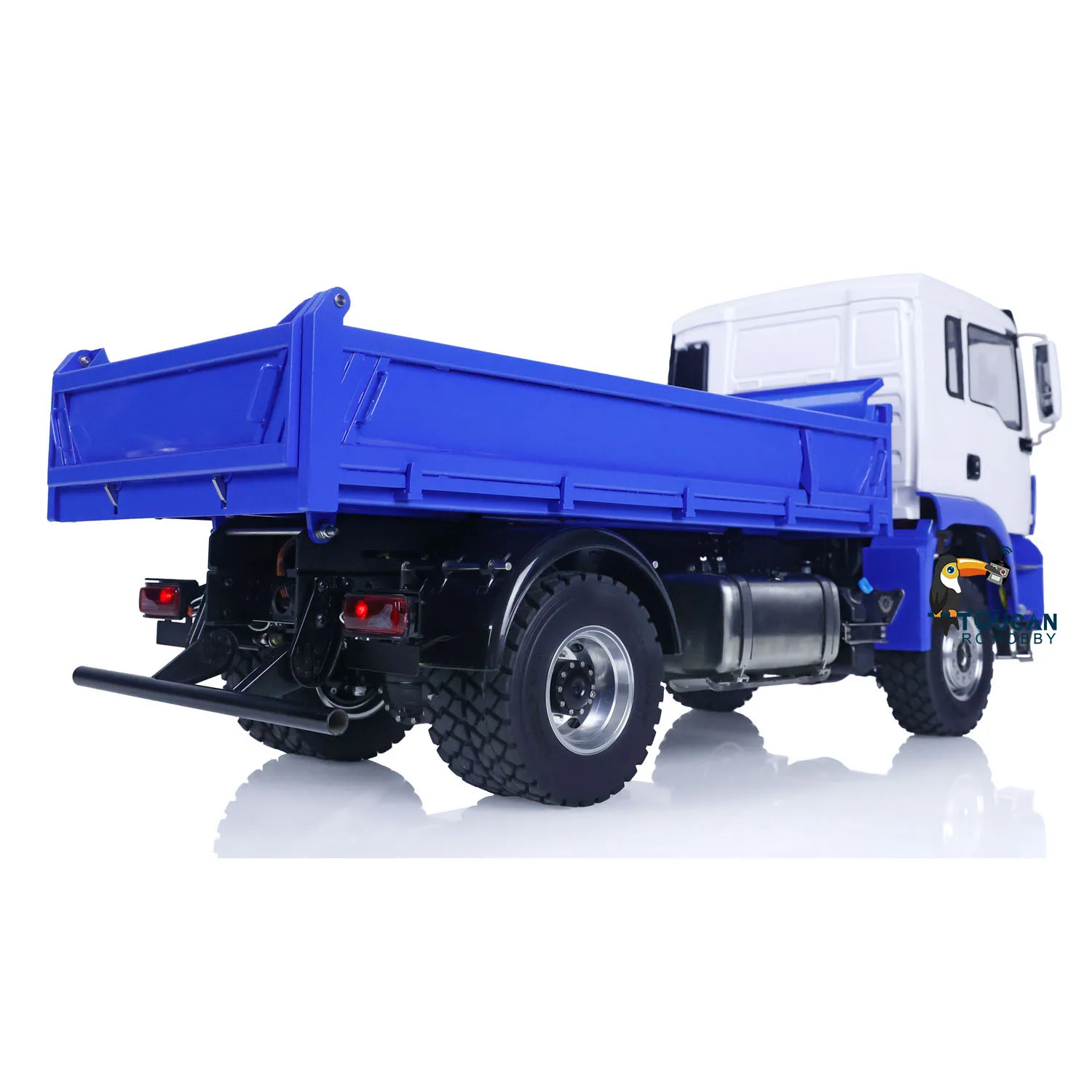 LESU 1/14 RC Hydraulische Dump Truck 4x4 TGS Radio Control Gemonteerd Dumper Auto Model Speelgoed voor Volwassen met Motor ESC Servo THZH1525