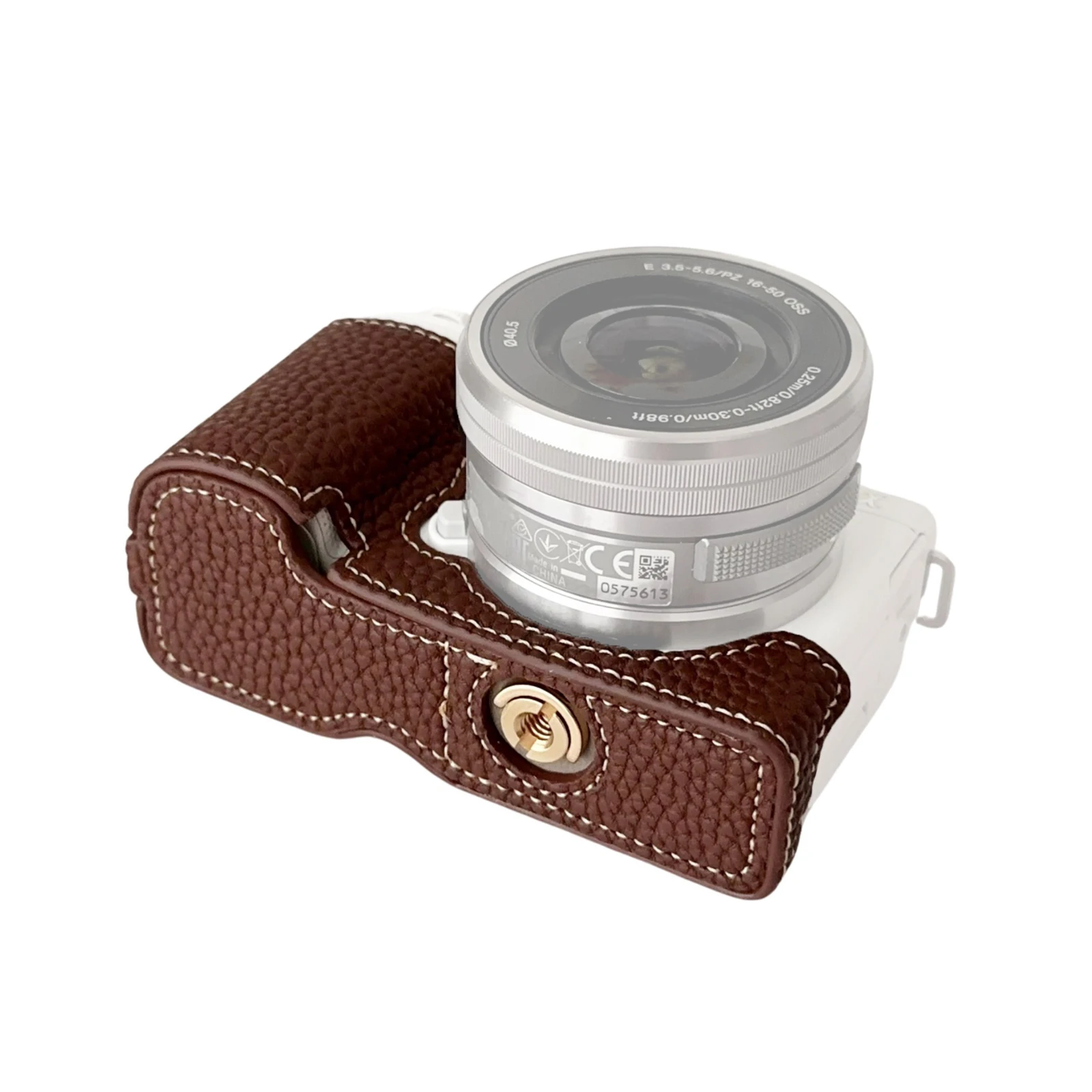 

Чехол для камеры Sony ZVE10, чехол для камеры в стиле ретро, сумка для переноски, нижняя конструкция с отверстием