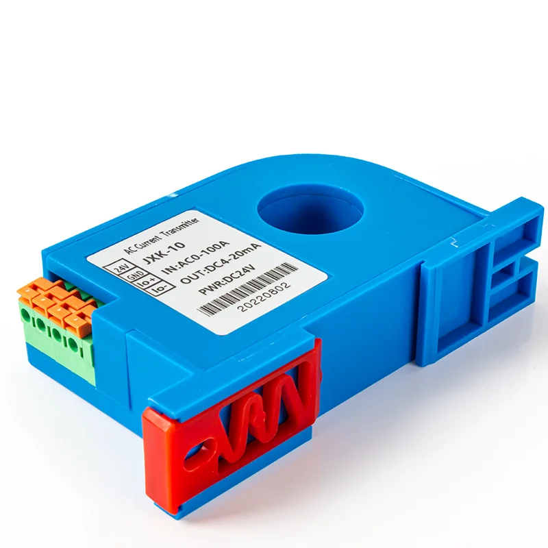 0-600A AC DC Current Signal Sensor 4-20mA 0-20mA 0-10V 0-5V RS485 22mm Hole Hall Effect AC DC Current Transducer Converter