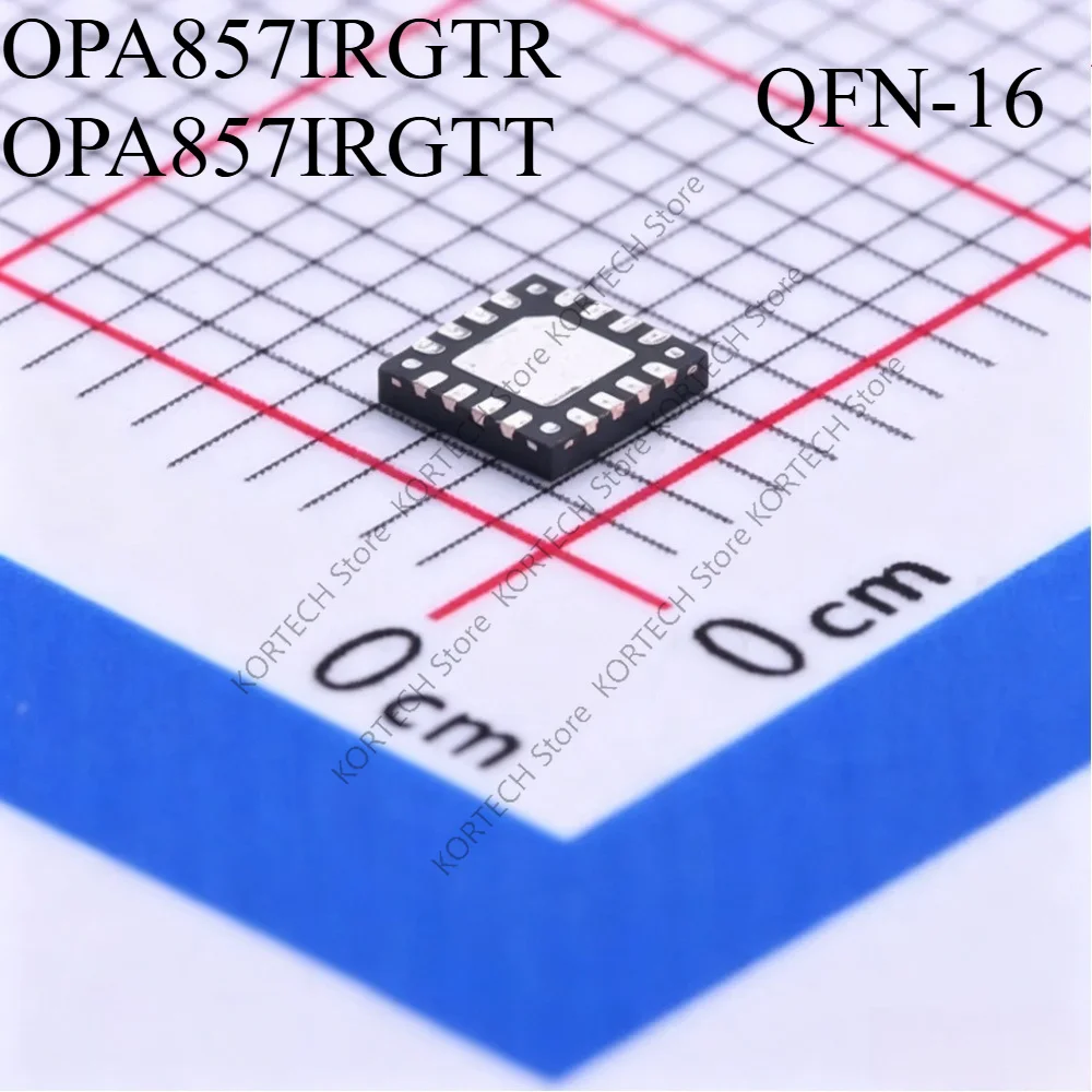 5Pcs/Lot Brand new and original  OPA857IRGTR OPA857IRGTT OPA857  For Cross-impedance amplifier IC  QFN-16