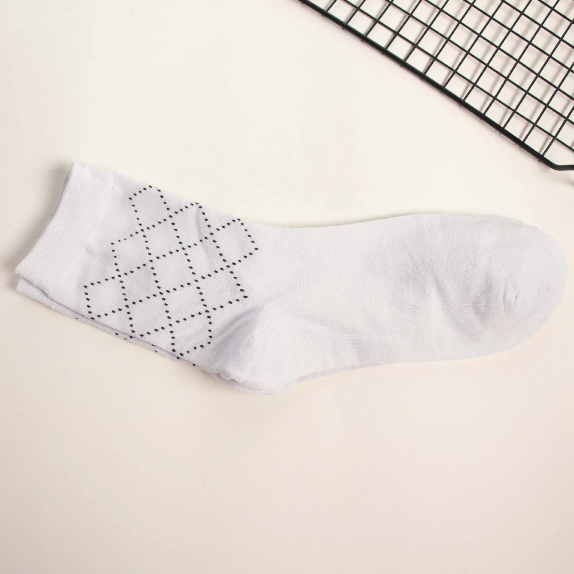 راحة عمل بلون موحد، جوارب ماصة للعرق، قابلة للتنفس ومقاومة للرائحة، جوارب عبر الحدود، جوارب منتصف الساق