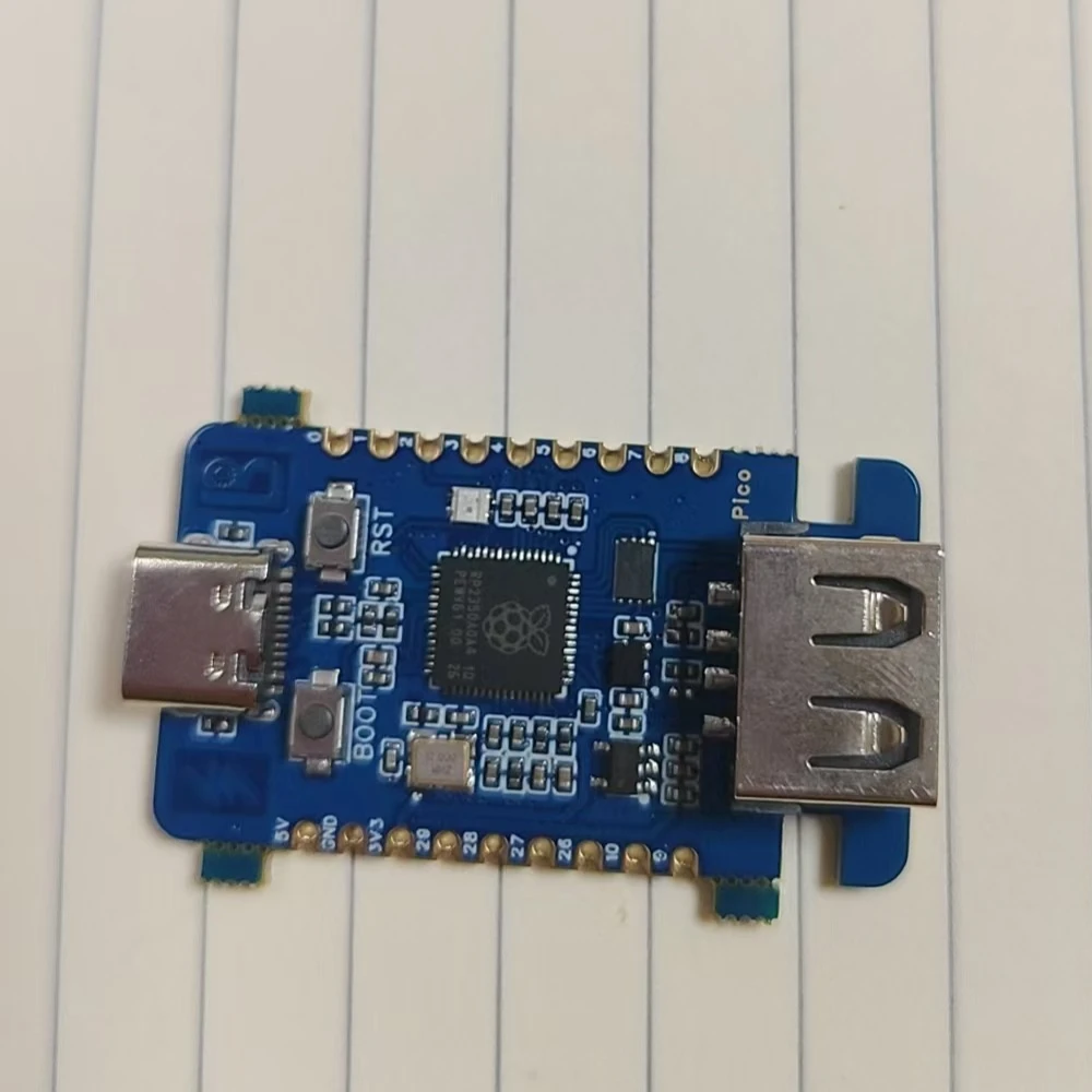 Dual Core Dual Architecture RP2350 Microcontroller Board RP2350A USB Type A Electronic Programming Development Module
