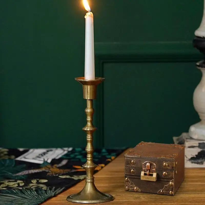 Mini Wooden Storage Box Vintage Treasure Lock Box Retro Storage Box Jewelry Treasure Box Desktop Organizer For Home Kids Gift