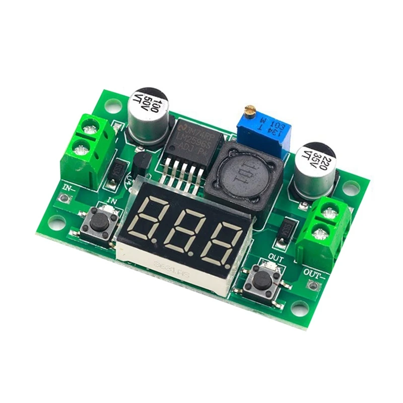 2Pcs LM2596 LM2596S Adjustable DC-DC Step-Down Power Supply Regulator Module 4.0-40V To 1.25-37V 3A Voltage Regulator