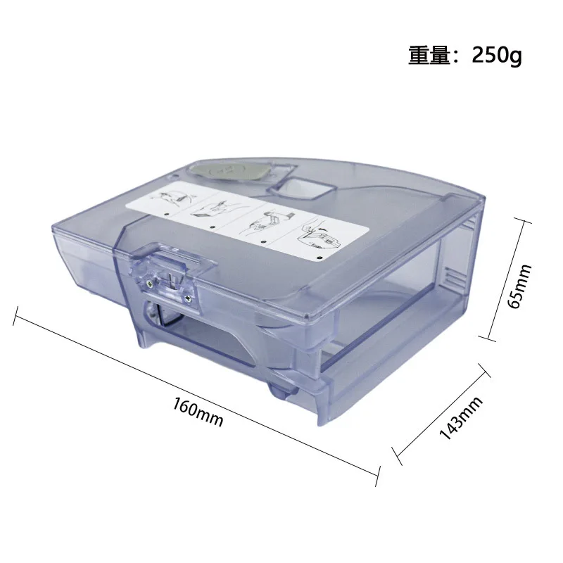 2 In 1 Water Tank For Xiaomi Roborock Q7 Max Q7 Max+ T8/T8 Plus Vacuum Cleaner Dustbin Box Water Tank Dust Box