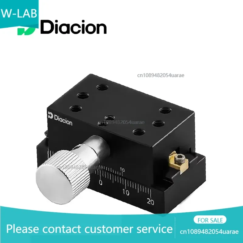 

WLX25-L50 X-Axis Aluminum Alloy Optical Micrometer Head Linear Guide Block Long Stroke High Precision Manual Stage Compatible