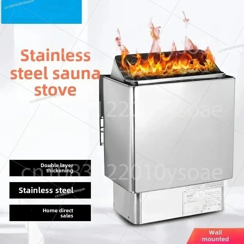 9KW 8kw 6kw 4.5kw 3kw Sauna Heater 220V 380V Sauna Steam Generator Home Use Heating Furnace Room Dry Equipment123456a