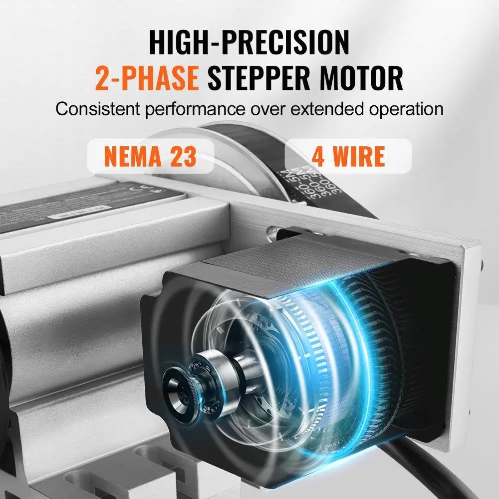 Mesin Penggilingan Router CNC Kepala Pemisah K11 100Mm 65Mm Tinggi Tengah MT2 Tailstock 61 Rasio Gigi untuk Ukiran
