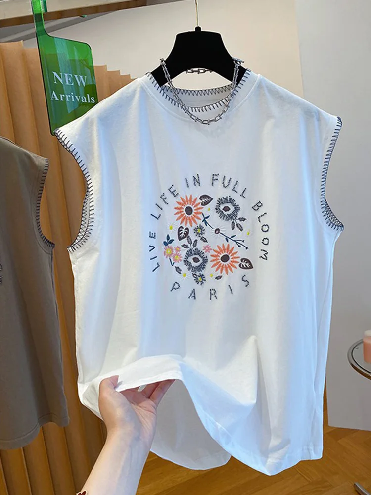 

Жилет женский летний свободный, винтажный, цветной, для полных, 200 фунтов, повседневный, для коррекции фигуры