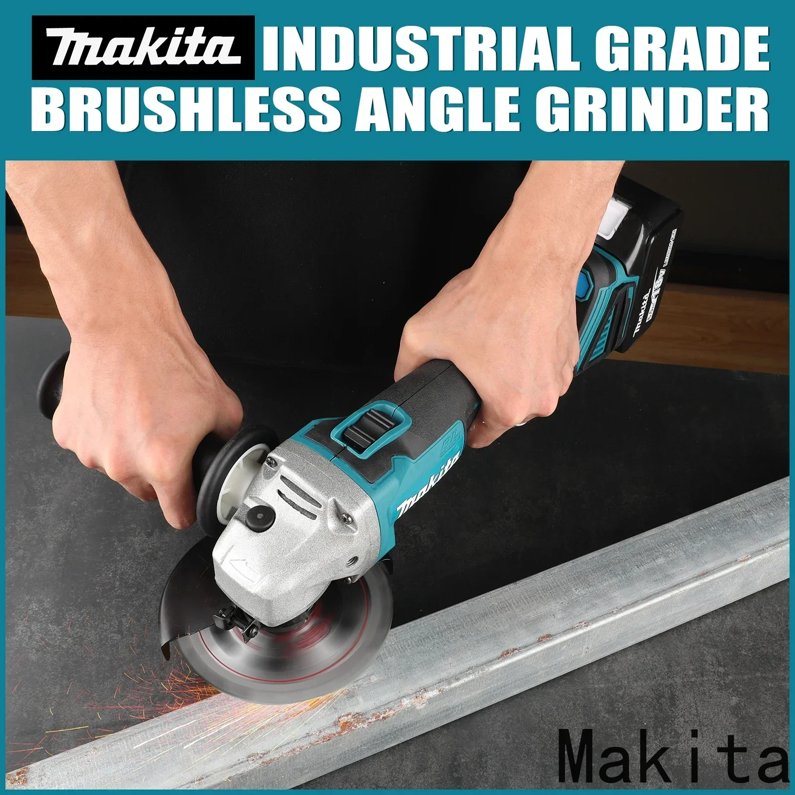 

Makita DGA404 Angle Grinder,Powered by Makita 18V Battery, Electric Power Tool for Metal Cutting,Grinding & Polishing(bare tool)