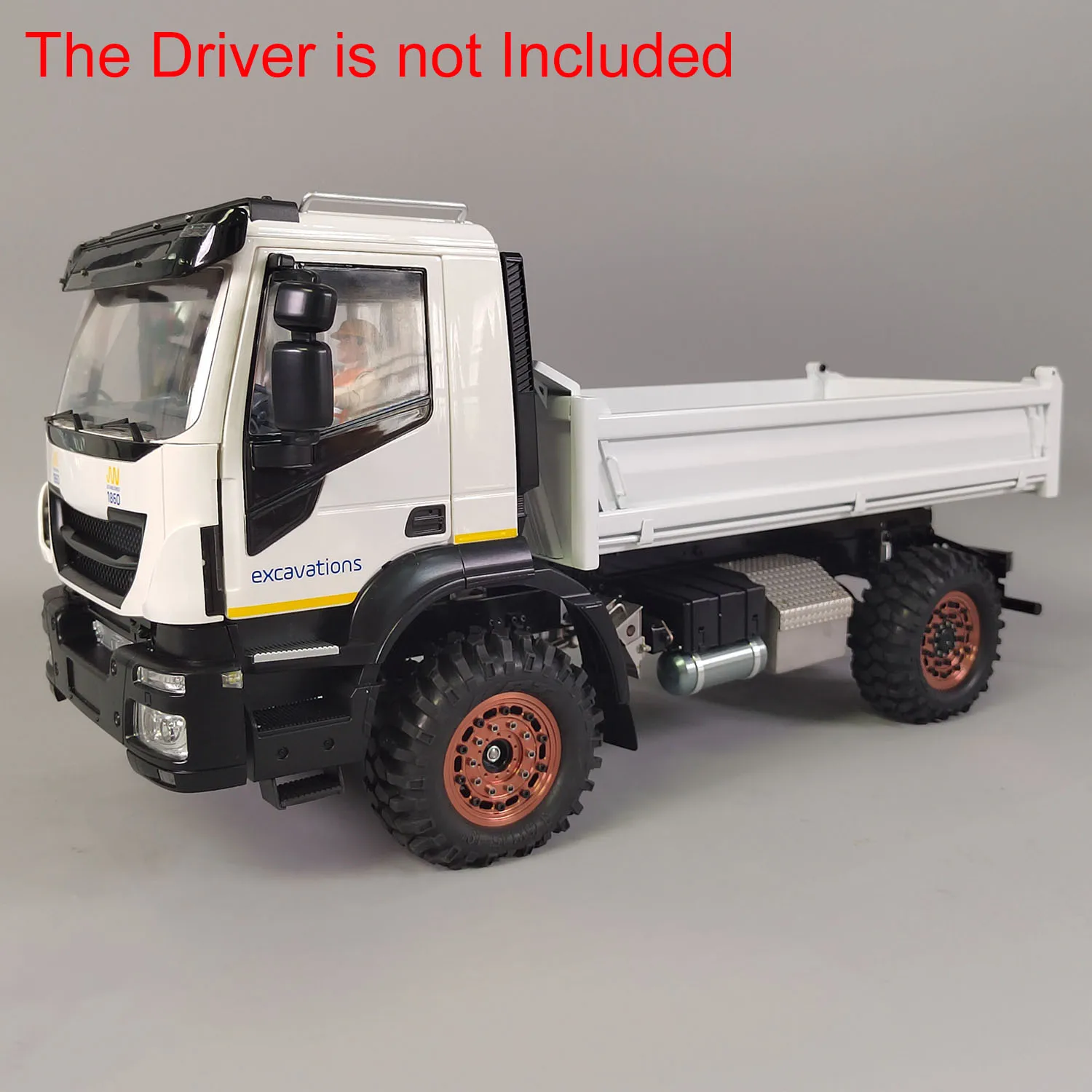 

RC Hydraulic 1/14 Metal Dumper Remote Control Tipper Truck Car Model Light Sound Systems Painted Assembled Toy Gift TH23187