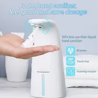 Automatic Soap Dispenser 250ml Foam Dispenser Foaming Soap Liquid Hand Sanitizer Foam & Alcohol Dispenser Infrared Sensor