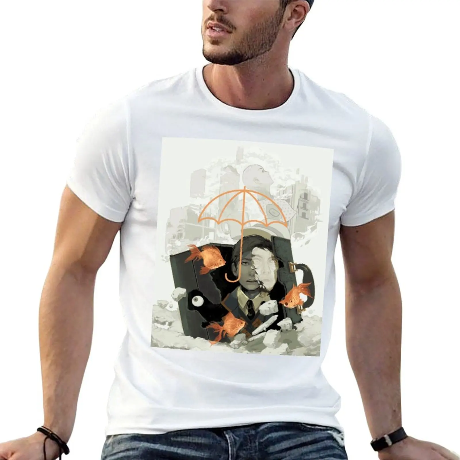 Number 5 Umbrella Academy T-Shirt t shirts for man pack cotton t shirts for man graphic vintage t shirts designer T-shirt