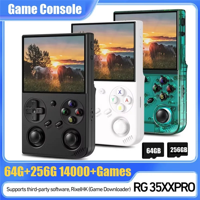 

RG35XX PRO Video Game Console Linux Support 3.5" IPS 14000+ Games 64G+ 256G TV Output Game Player Support 30+ Emulators C