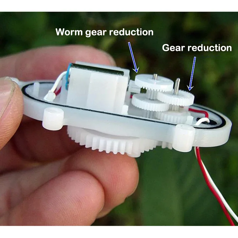 Two-stage Deceleration DC3V DC3.7V 612 Coreless Motor Speed Reducer Gear Motors Worm Gear Slow Speed Toy Movement Accessories