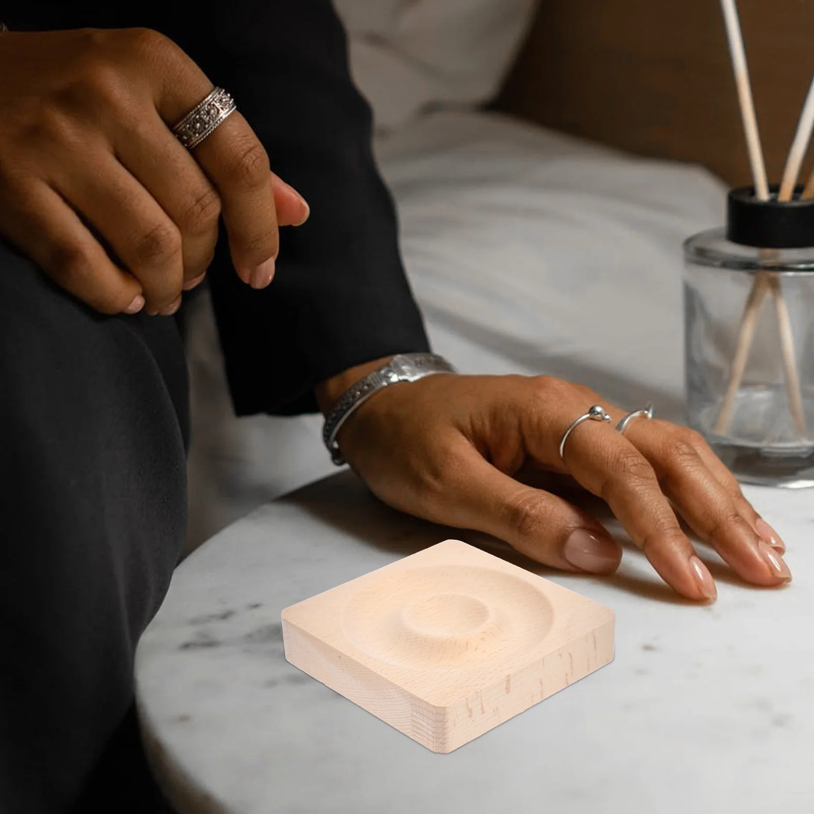 

2 шт. поднос для ювелирных изделий, деревянный органайзер для бисероплетения, держатель для браслета, настольная тарелка для хранения мелочей, тарелка для ювелирных изделий