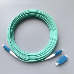 Cable de fibra óptica para Internet, Cable de extensión de 2,0mm, multimodo, de un solo núcleo, LC/UPC-LC/UPC OM3 LSZH FTTH